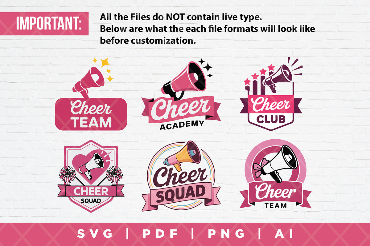12 Cheerleader SVG Clipart Bundle, a Sport Illustration by Guavanaboy (Photo 2 of 4)