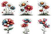 Whimsical Spring Chamomile Flower Pn, an Illustration by Sublimation Artist (Thumbnail 7 of 7)