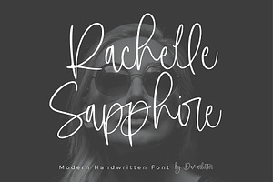 Rachelle Sapphire - Handwritten Font