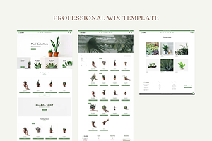 WIX Website Template Glanza