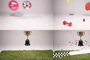 3D Sport Attributes Motion Graphics, a Graphic by FlashFXbox (Thumbnail 1 of 2)