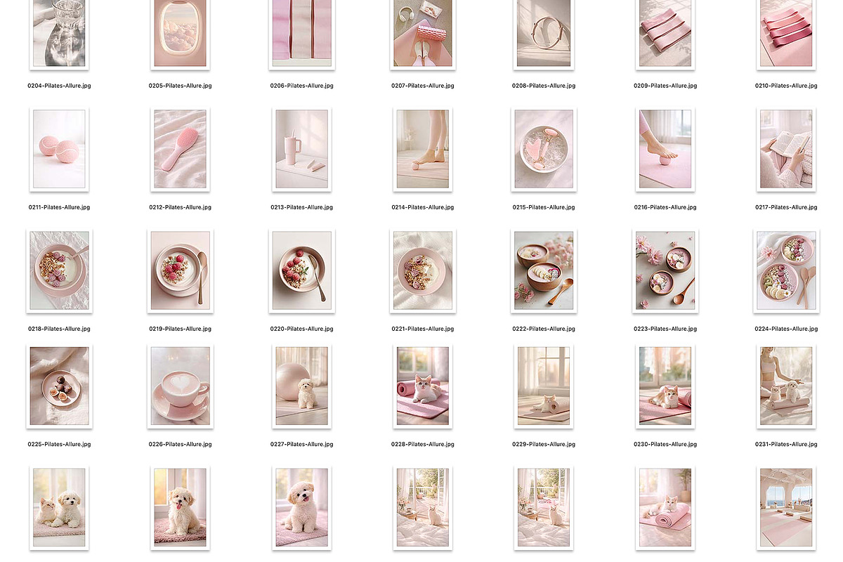 240 Pilates Yoga Stock Photo Bundle, a Beauty & Fashion Photo by Allure Art (Photo 31 of 31)
