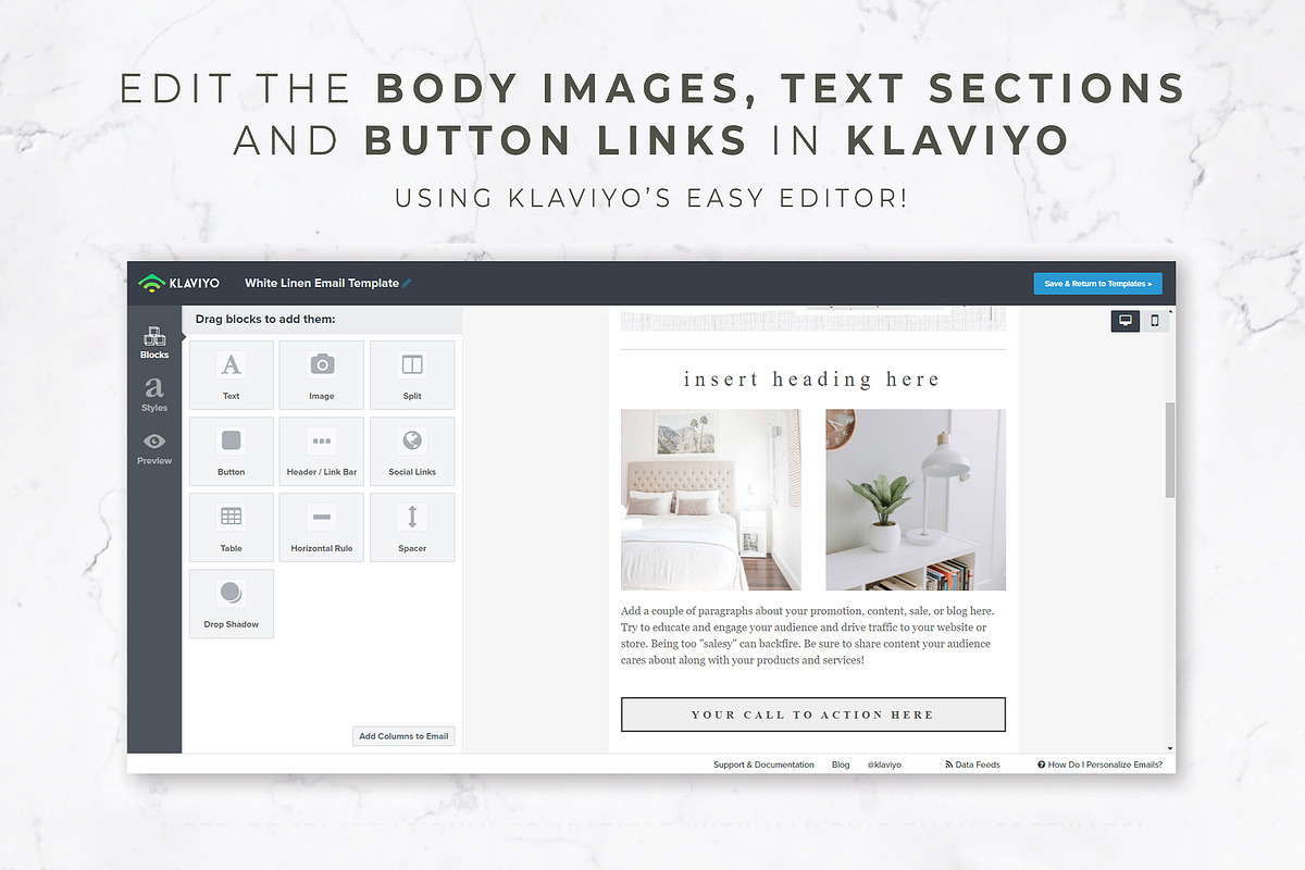 Klaviyo & Canva Coupon | Linen, an Email Template by Thirty One Palms Studio (Photo 6 of 7)