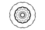 Black White Mandala Illustration Set, a Decorative Illustration by NJ Himel (Thumbnail 99 of 101)