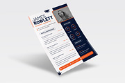 Minimalist Style Resume CV, a Resume Template by iDoodle Studio (Thumbnail 2 of 4)