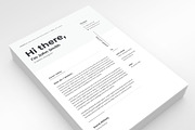 Clean Resume Template, a Resume Template by PicoartBd (Thumbnail 4 of 4)