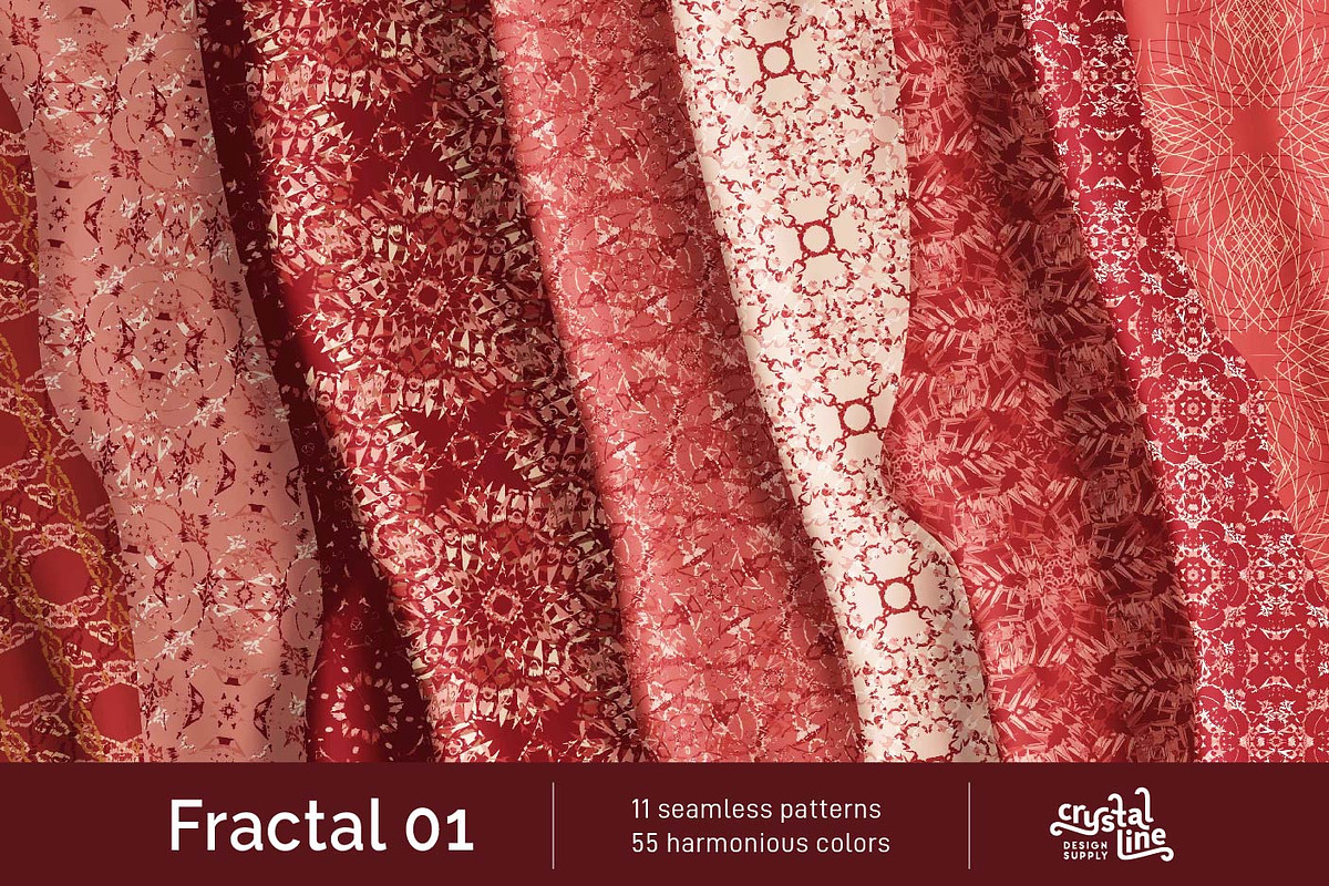 Fractal Patterns 01, a Pattern Graphic by Crystal Line (Photo 1 of 7)