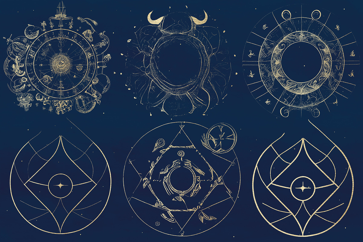 Magic Circles PS Brush & Clipart Set, a Brush Add-On by Paper Element (Photo 3 of 10)