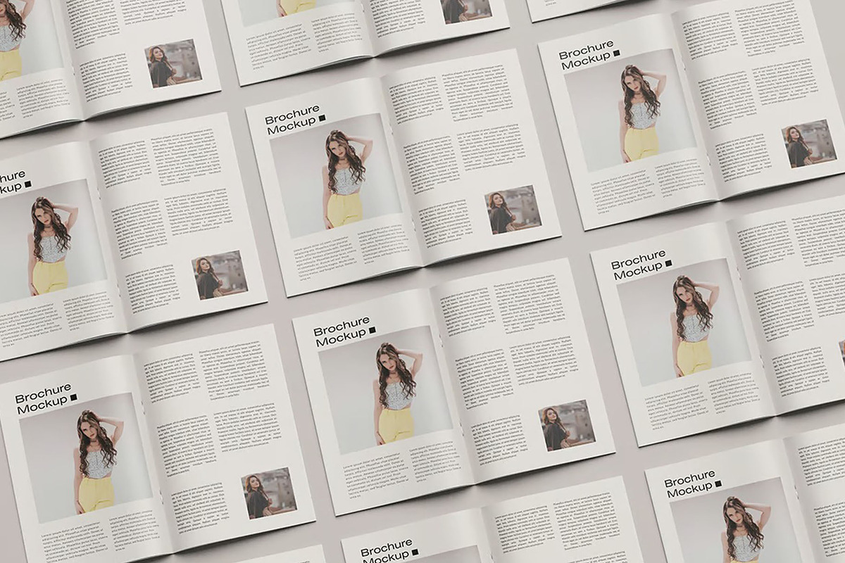 A4 Brochure Catalog Mockup, an Advertising Mockup by Hubzway (Photo 5 of 5)