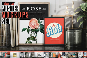 Interior Poster Mockups set vol.2