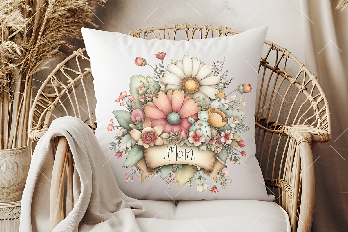 Whimsical Mother's Day Clipart, an Illustration by OK Design (Photo 6 of 6)