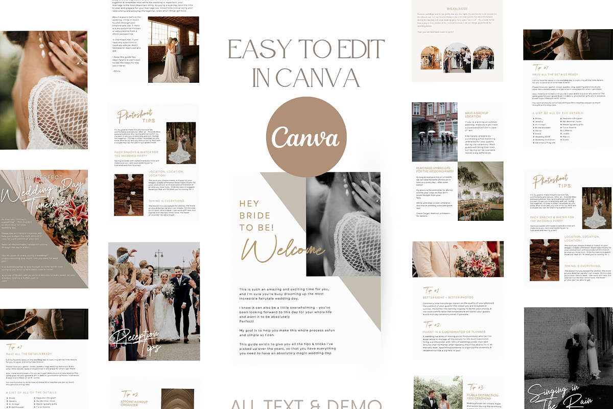 CLASSIC Bride Photography Guide, a Magazine Template by Signature Edits (Photo 9 of 10)