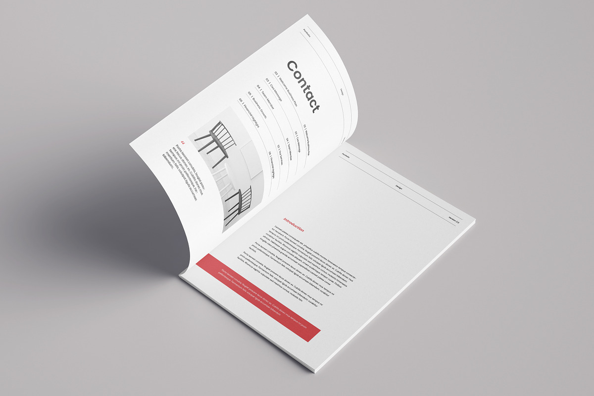 Interior Portfolio Template preview 4