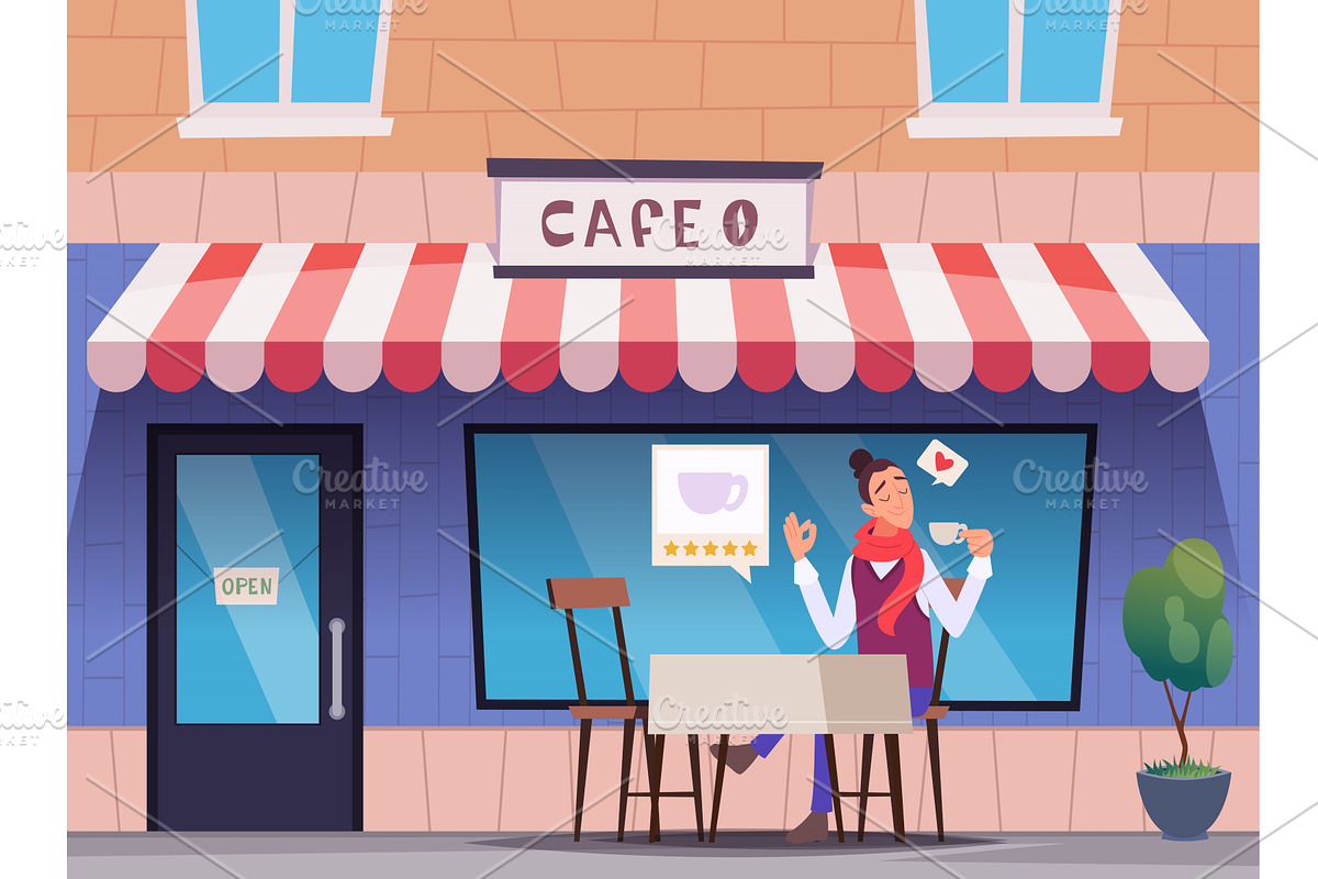 Restaurant critic. Professional, a Food Illustration by Onyx