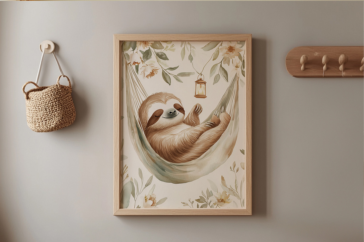 120 Animal Nursery Posters, an Animal Illustration by NassyArt (Photo 10 of 10)