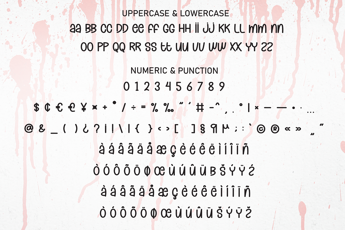 Haunted Drips | Script Font, a Script Font by Scratchones (Photo 7 of 8)