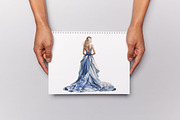 Prom Lady Clipart, a Person Illustration by Gloria Designed It (Thumbnail 3 of 5)