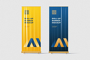 Roll Up Banner Mockup, an Advertising Mockup by AlienValley (Thumbnail 2 of 5)