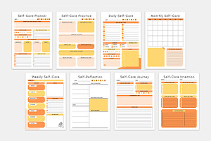 Self Care Help Planner Canva