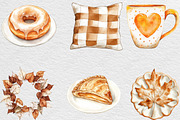 Cozy Caramel & White Fall Clipart, an Illustration by Black Bird Studio (Thumbnail 5 of 6)