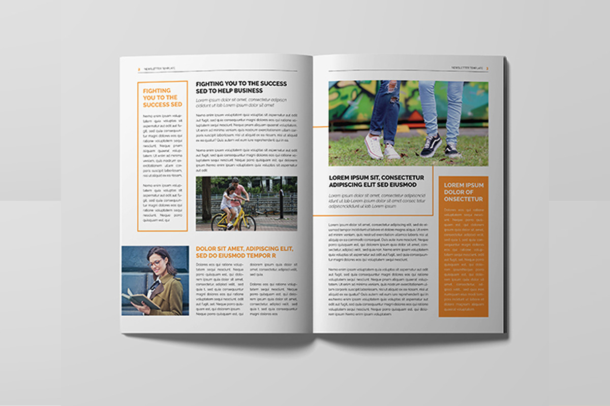 Newsletter Template, a Magazine Template by xtratimebd