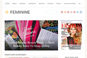 Feminine - Mommy Blogging Theme