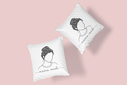 Mama Mode Mom Life Shirt Design svg, a Person Illustration by Ghagra (Thumbnail 4 of 7)