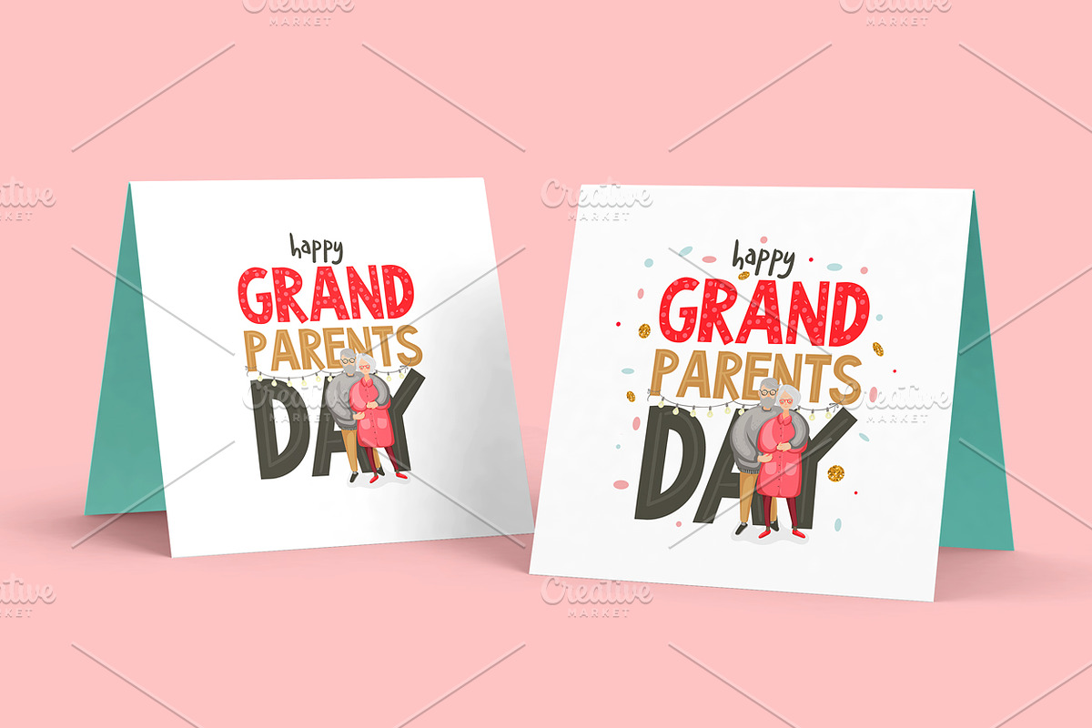 Happy Grandparents Day greeting card, a Decorative Illustration by Marysha Art (Photo 2 of 3)