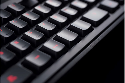 Keyboard buttons closeup dark, a Technology Photo by Ylivdesign