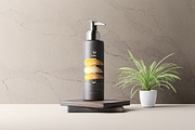 Dark Plastic Cosmetic Mockup Bundle, a Cups & Container Mockup by pmvch (Thumbnail 88 of 111)