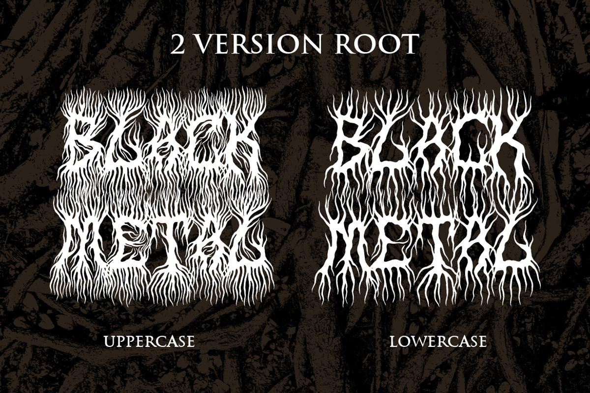 Dark Root Brutal Deathmetal Font, a Font by PutraCetol Studio (Photo 4 of 5)