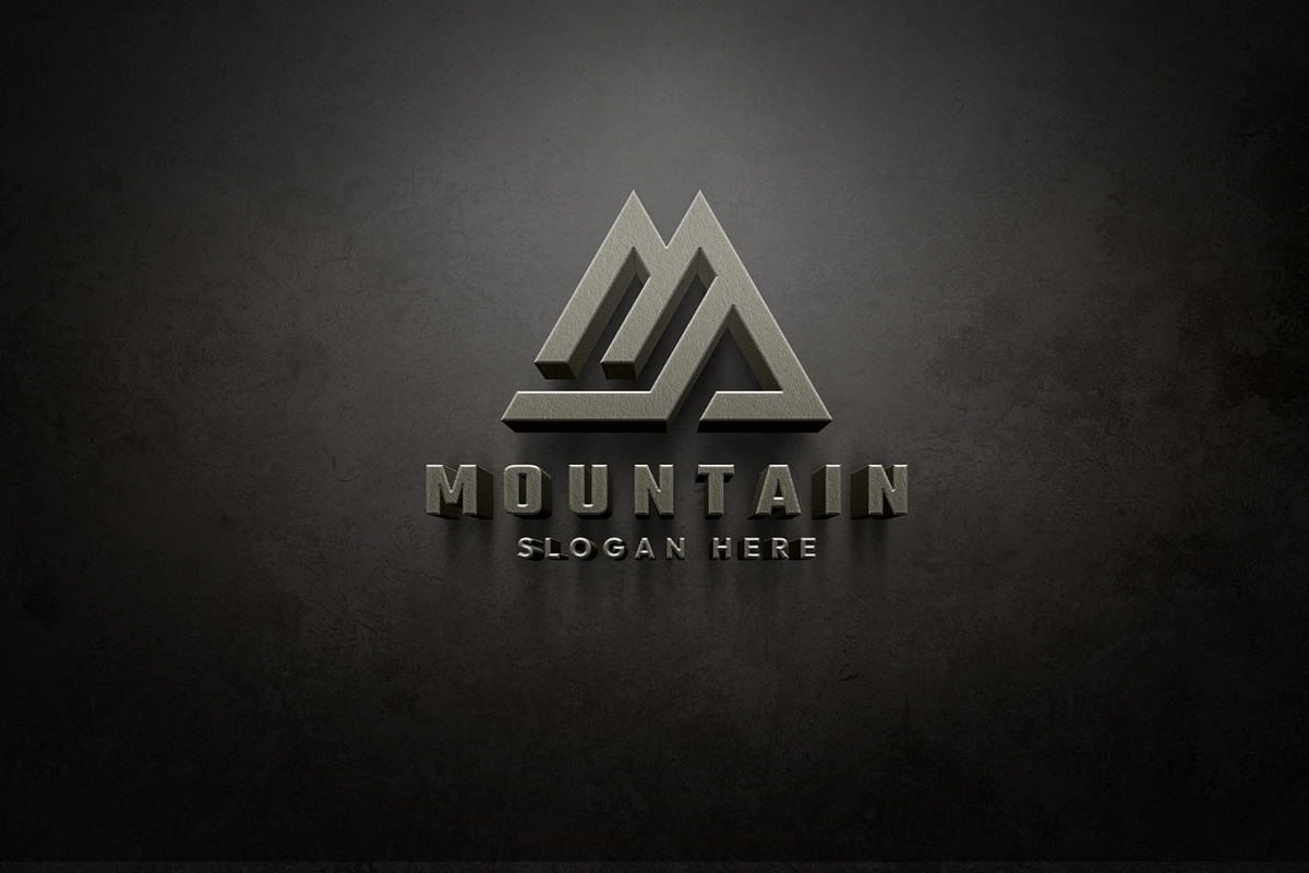 Letter M - Mountain  Logo, a Branding & Logo Template by Design_Planet (Photo 4 of 8)
