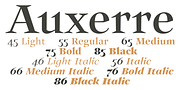 Auxerre, a Serif Font by ingoFonts (Thumbnail 2 of 8)