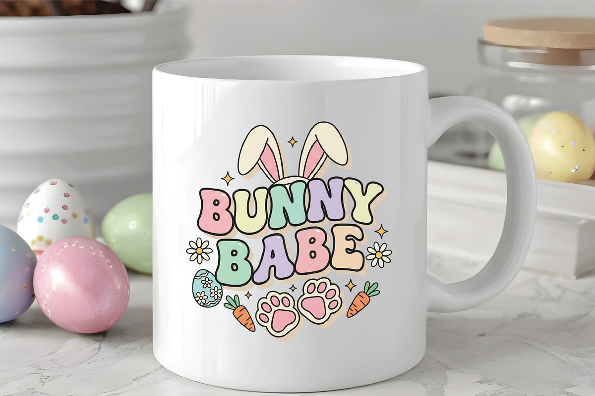 Easter Bunny Babe PNG, an Illustration by CraftArtStudio (Photo 3 of 4)