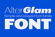 AlterGlam Elegant Extended Font, a Sans Serif Font by popskraft (Thumbnail 2 of 12)