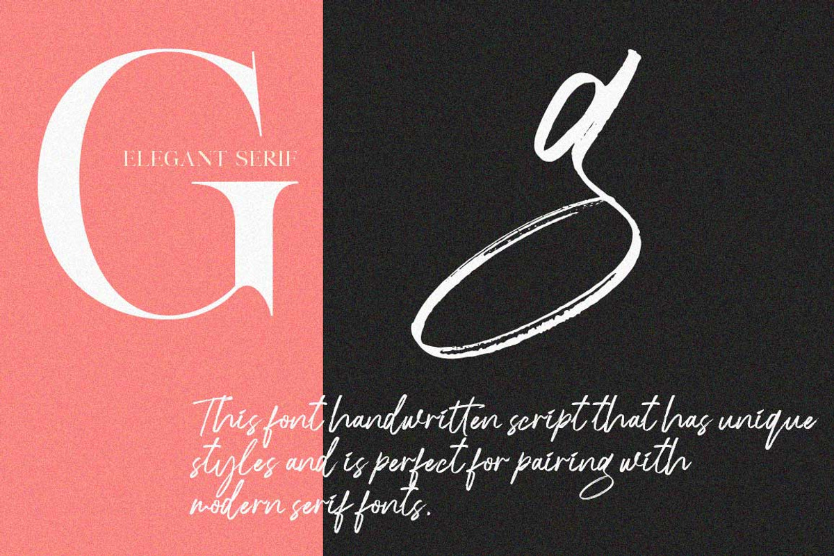 Elegant Seasons Font Duo, a Script Font by Lucky Type (Photo 19 of 25)