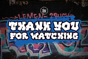 DARK LIGHT - Graffiti Style Font, a Font by twinstd (Thumbnail 10 of 10)