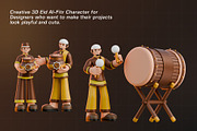Eid Al-Fitr 3D Character Pack, a Characters & Person 3D Model by Tempcraft (Thumbnail 2 of 5)