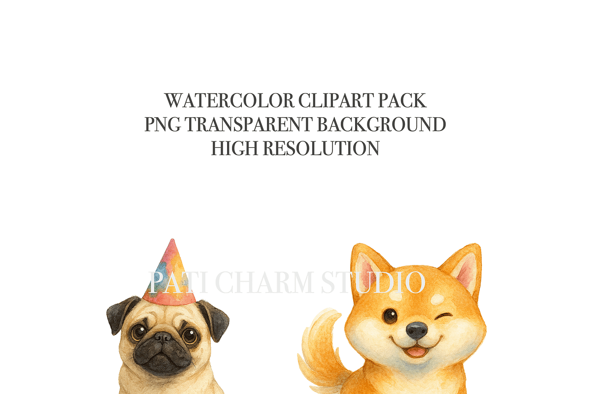17 Dog Clipart, an Animal Illustration by Pati Charm Studio (Photo 4 of 8)