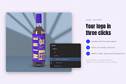 Wine Bottle Mockup Pack, a Cups & Container Mockup by Motion-Box (Thumbnail 24 of 24)