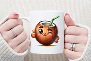 Watercolor Summer Funny Character Cl, an Illustration by Sublimation Artist (Thumbnail 5 of 6)