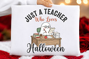 Just a Teacher Who Loves Halloween, a Seasonal Illustration by DreamCafeArt (Thumbnail 5 of 7)