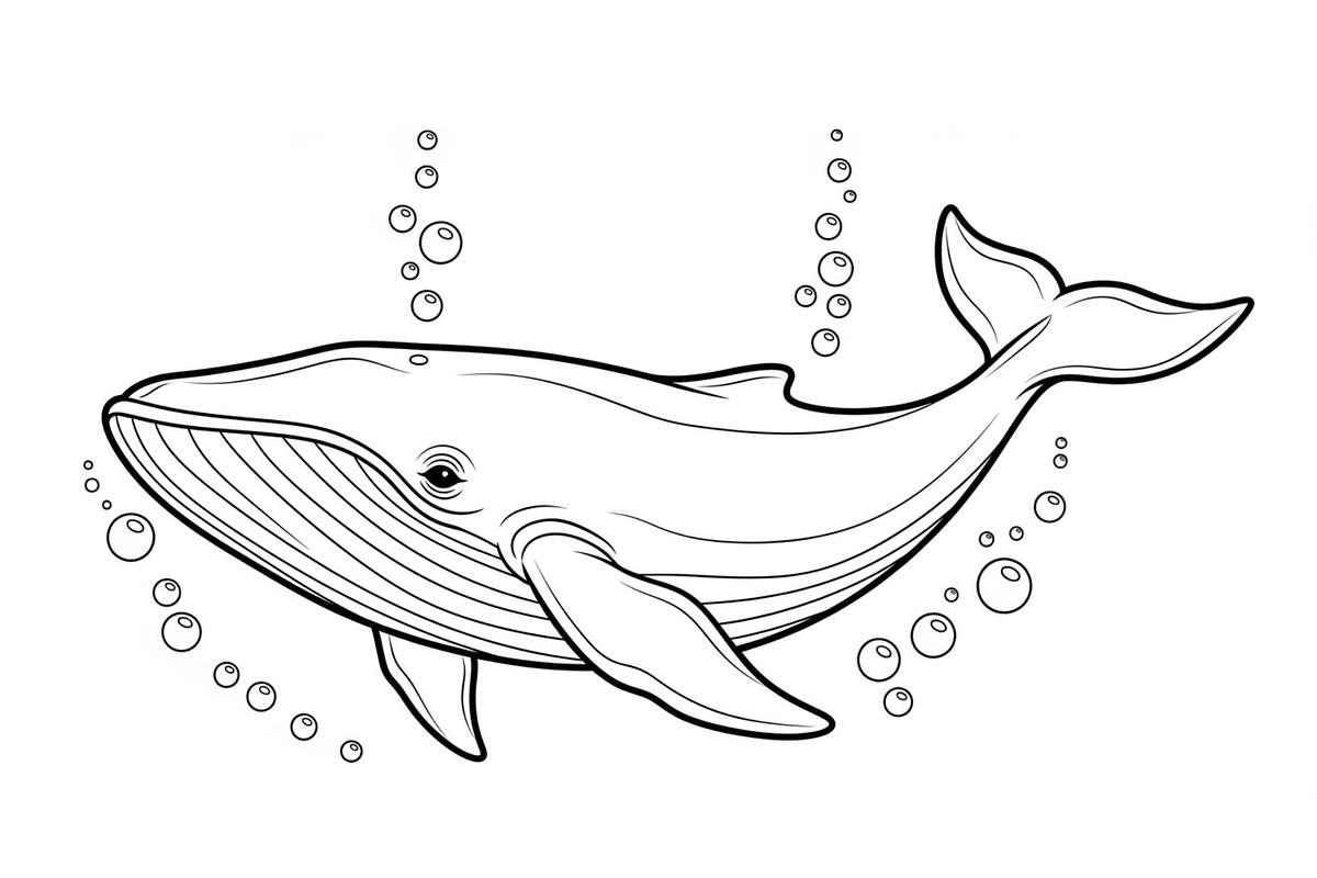 Whale Line Art Vector Bundle, an Illustration by yasushie (Photo 3 of 51)