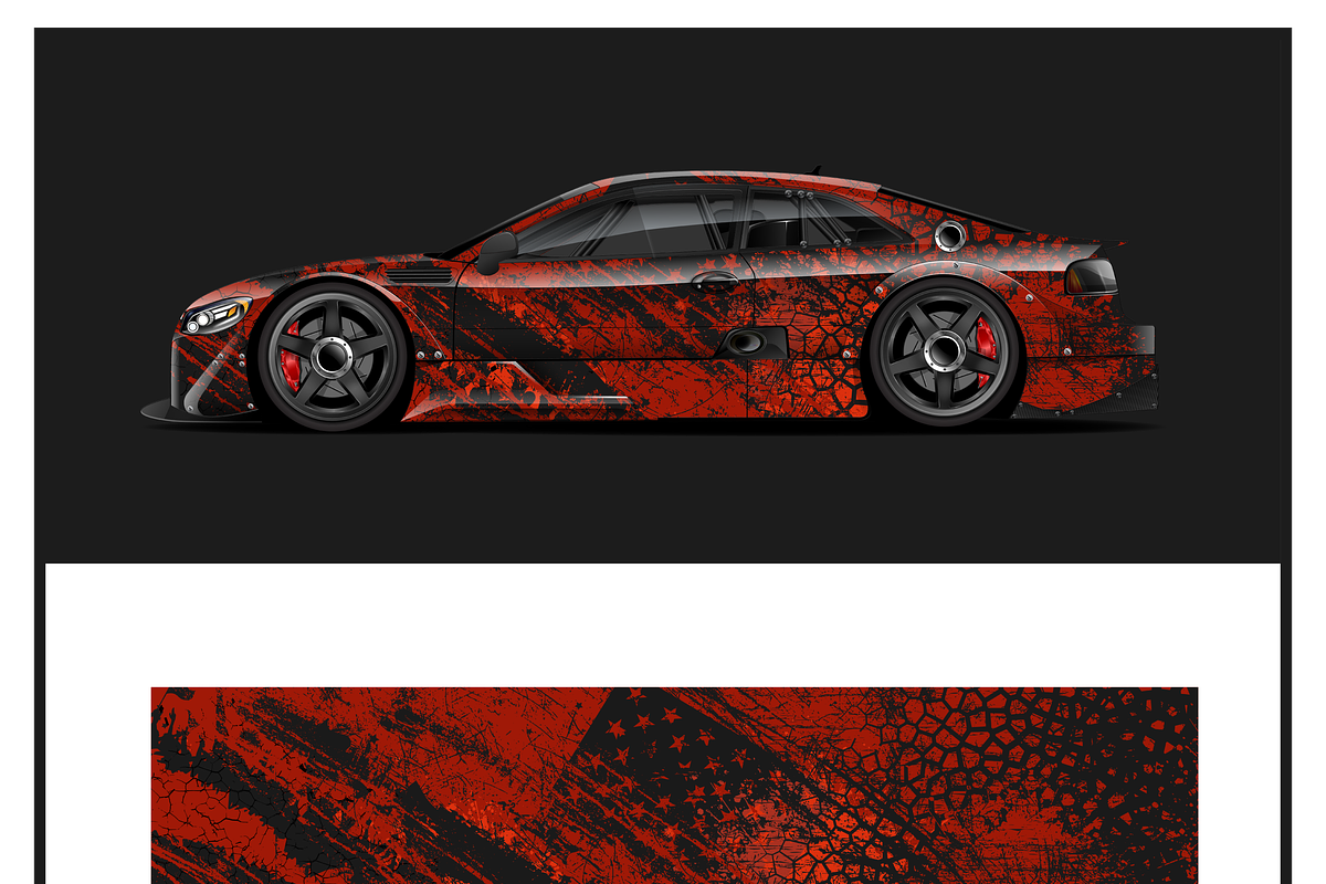 Dynamic Car Wrap Design, an Object Illustration by CarWrap design (Photo 1 of 3)