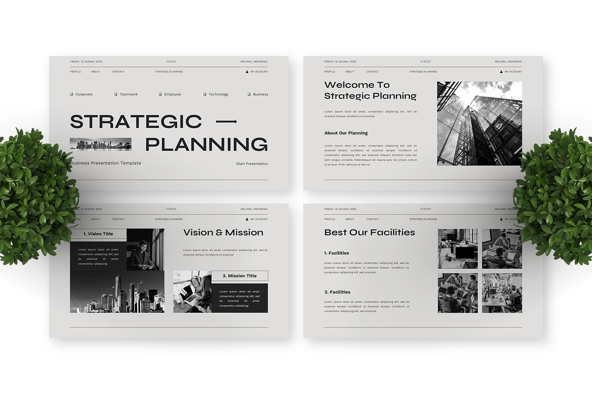 Strategic Planning - Business PPT, a Presentation Template by Deepslide Studio (Photo 4 of 4)