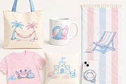 Summer beach clipart, a Seasonal Illustration by HeavensStar (Thumbnail 9 of 10)