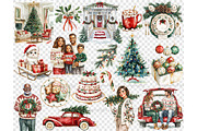 Family Holidays Clipart, a Person Illustration by GlamArtZhanna (Thumbnail 5 of 6)