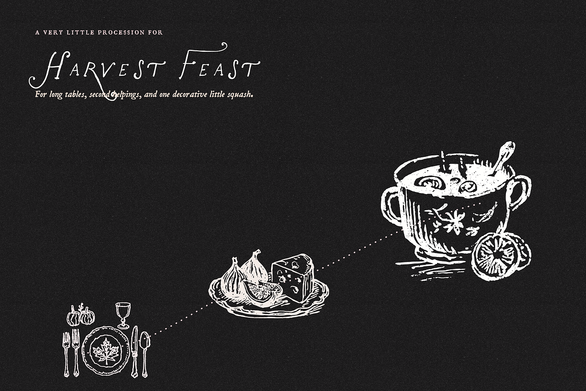 Thanksgiving Dinner Vector Clipart, a Seasonal Illustration by The October Creative (Photo 13 of 13)