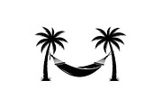 Palm Tree Hammock Silhouette Bundle, an Object Graphic by jahid234 (Thumbnail 30 of 30)