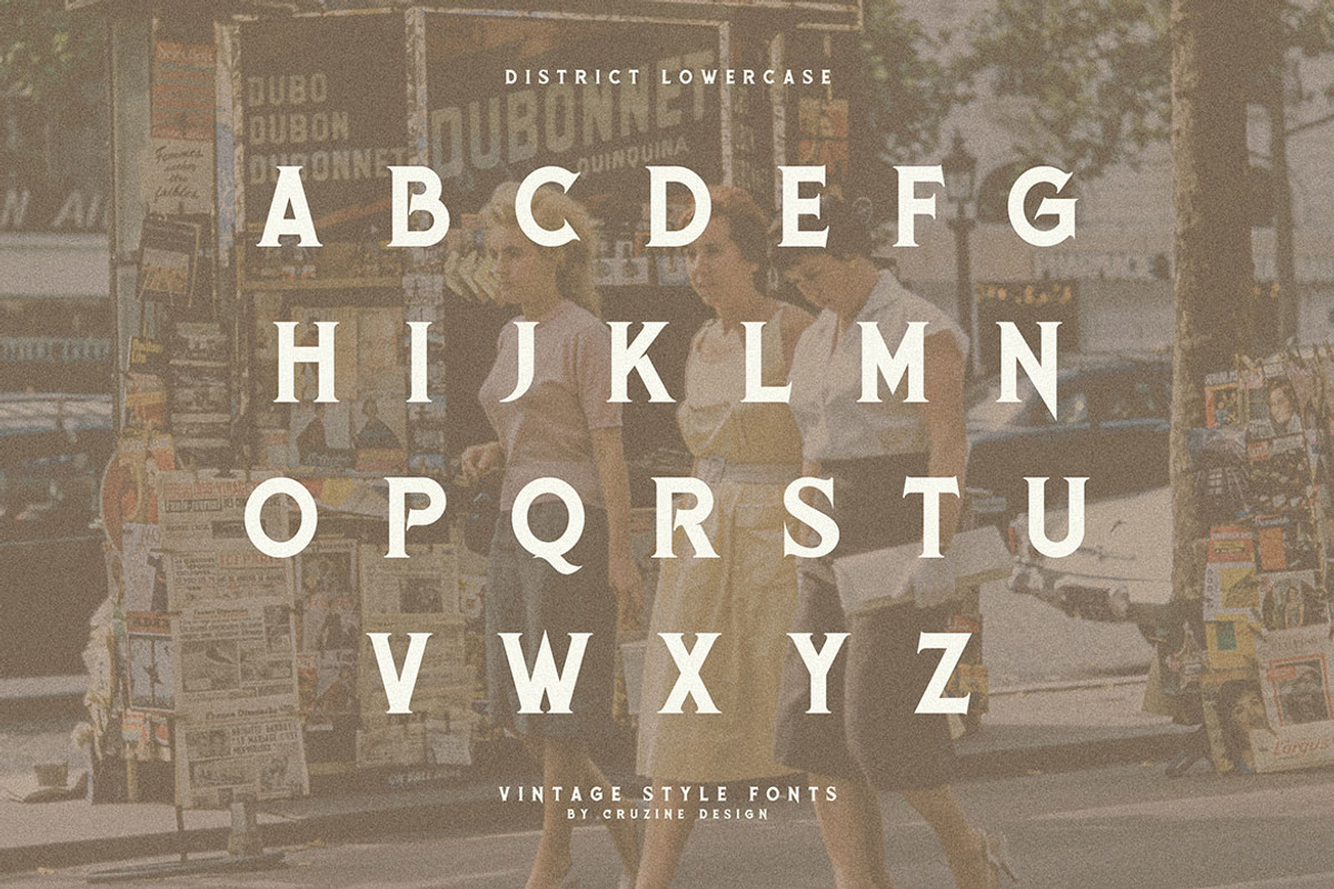 District Vintage Serif, a Serif Font by JumboDesign (Photo 4 of 8)